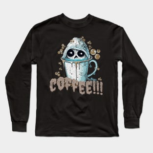 Coffee Ghost Long Sleeve T-Shirt